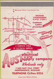 Matchbook Cover - Austin Electrical Supply Independence MO 40 Strike