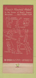 Matchbook Cover - Hotel Mapes Reno NV 30 Stick