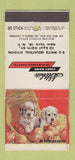 Matchbook Cover - SS White Flexible Shafts New York City puppies 30 Stick