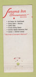 Matchbook Cover - Sonoma Inn Winnemucca NV 30 Stick