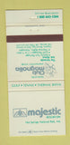 Matchbook Cover - Majestic Resort Spa Hot Springs National Park AR 30 Strike