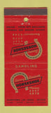 Matchbook Cover - Benny Binion's Horseshoe Casino Las Vegas NV 30 Stick