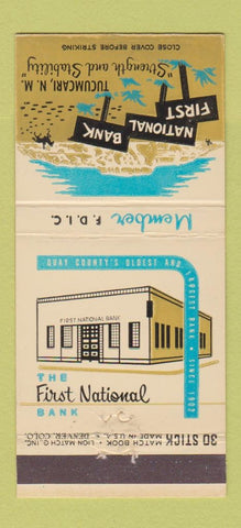 Matchbook Cover - First Nationals Bank Tucumcari NM 30 Stick