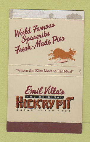 Matchbox - Emil Villa's Hick'ry Pit BBQ