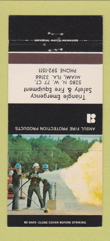 Matchbook Cover - Ansul Fire Protection Miami FL 30 Strike