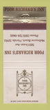 Matchbook Cover - Poor Richard's Inn Melbourne Beach FL 30 Strike