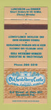 Matchbook Cover - Old Heidelberg Castle Sarasota FL 30 Strike