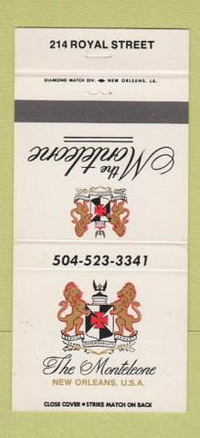 Matchbook Cover - Monteleone Hotel New Orleans LA 30 Strike