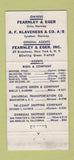 Matchbook Cover - Fern Ville Far East Lines Shipping WEAR 21 Strike Feature