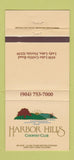 Matchbook Cover - Harbor Hills Country Club Lady Lake FL 30 Strike