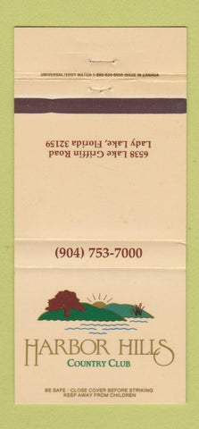 Matchbook Cover - Harbor Hills Country Club Lady Lake FL 30 Strike