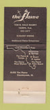 Matchbook Cover - The Flame Tampa FL North Palm Beach 30 Strike