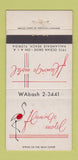 Matchbook Cover - Flamingo Motel Hallandale Beach FL 30 Strike