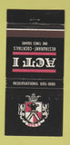 Matchbook Cover - Act I Restaurant New York City 30 Strike