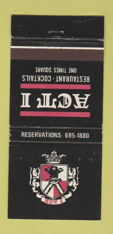 Matchbook Cover - Act I Restaurant New York City 30 Strike