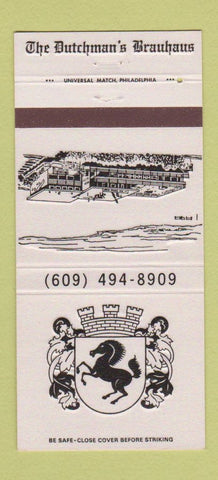 Matchbook Cover - Dutchman's Brauhaus Manahawkin NJ 30 Strike