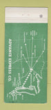Matchbook Cover - Advance Express Trucking Milwaukee Minneapolis 30 Stick