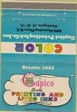 Matchbook Cover - Capico Printing Washington DC  40 Strike
