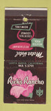 Matchbook Cover - Rick's Rancho Santa Maria CA bowling 30 Strike