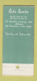 Matchbook Cover - Rick's Rancho Santa Maria CA bowling 30 Strike