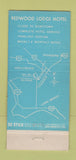 Matchbook Cover - Redwood Lodge Motel Los Angeles CA RED 30 Stick