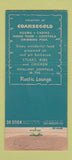 Matchbook Cover - Coarsegold Inn CA POOR STRIKER 30 Stick
