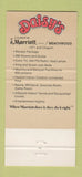 Matchbook Cover - Daisy's Marriott Beachwood girlie 30 Strike