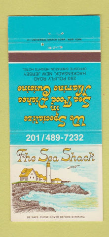 Matchbook Cover - Sea Shack Seafood Hackensack NJ 30 Strike