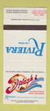 Matchbook Cover - Riviera Casino Las Vegas NV Splash girlie 30 Strike