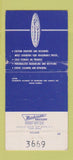Matchbook Cover - Fredericks Furs Miami Beach FL girlie WORN 30 Strike