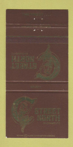 Matchbook Cover - C Street North Sacramento CA girlie 30 Strike