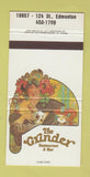 Matchbook Cover - The Grinder Edmonton AB girlie 30 Strike