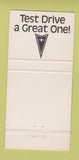 Matchbook Cover - James Pontiac Oakland CA Roman Red 30 Strike