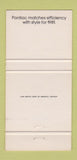 Matchbook Cover - 1981 Pontiac GMC Buick Fort Valley GA Blue Metallic 30 Strike