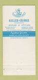 Matchbook Cover - Thomas Jefferson VA Jewelry Charlottesville VA 30 Strike