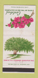 Matchbook Cover - Carlasbad Hotel by the Sea CA Tropical Gardens WEAR 30 Strike
