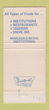 Matchbook Cover - Riverside Foods Two Rivers WI 30 Strike