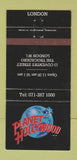 Matchbook Cover - Planet Hollywood London UK England 30 Strike
