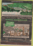 Matchbook Cover - Buttonwood Manor Matawan NJ WORN 40 Strike