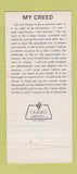 Matchbook Cover - Allen Gauge Tool Pittsburgh PA 30 Strike