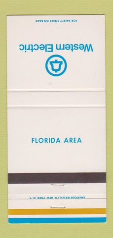 Matchbook Cover - Western Electric Telephone FL Florida 30 Strike