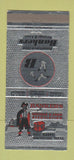Matchbook Cover - Bankers Savings and Loan Galveston TX pirate 30 Strike