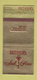 Matchbook Cover - Arthur's Steak House Philadelphia PA 30 Strike