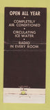 Matchbook Cover - Delano Hotel Pool Miami Beach FL WEAR 21 Strike Feature