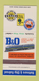 Matchbook Cover - B&O Railroad 30 Strike