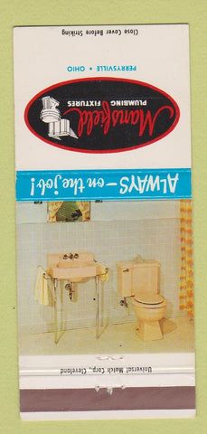 Matchbook Cover - Mansfield Plumbing Fixtures Perrysville OH 30 Strike