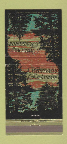 Matchbook Cover - Waterways Restaurant Holiday Inn New Albany IN 30 Strike