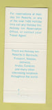 Matchbook Cover - Holiday Inn Jamaica Montego Bay 30 Strike