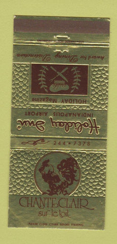Matchbook Cover - Chante Clair Sur Le Loil Holiday Inn Indianapolis IN 30 Strike