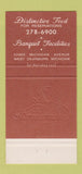 Matchbook Cover - The Chambertin West Dearborn MI 30 Strike